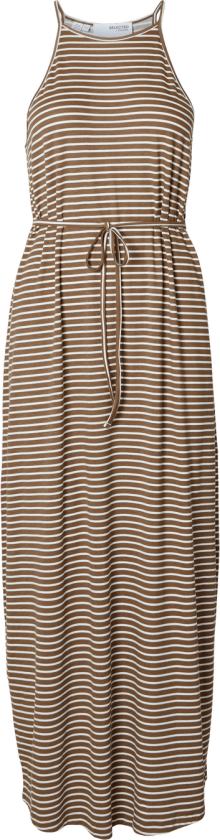Selected Femme Anola Kjole - Coca Mocha