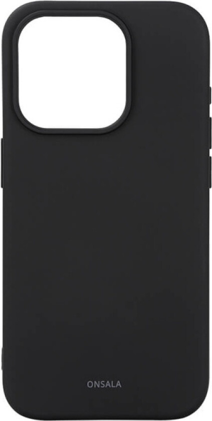 iPhone 15 Pro Silikon Deksel - MagSafe-kompatibelt - Svart