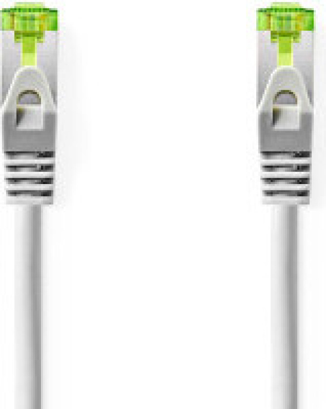 Bilde av CAT7 nettverkskabel | S/FTP | RJ45 Han | RJ45 Han | 10.0 m | Snagless | Rund | LSZH | Grå | Label