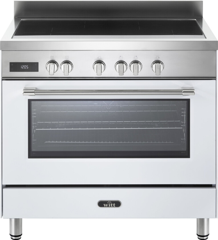 WIC 906 WH induksjonskomfyr, hvit