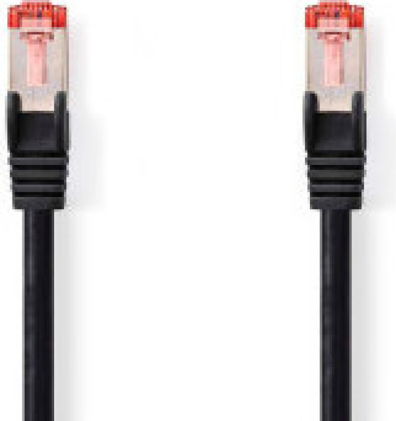 Bilde av CAT6 Nettverkskabel | RJ45 Han | RJ45 Han | S/FTP | 20.0 m | Rund | LSZH | Sort | Label