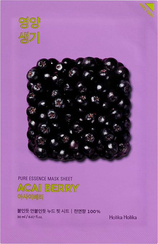 Pure Essence Mask Sheet Acai Berry 20 ml