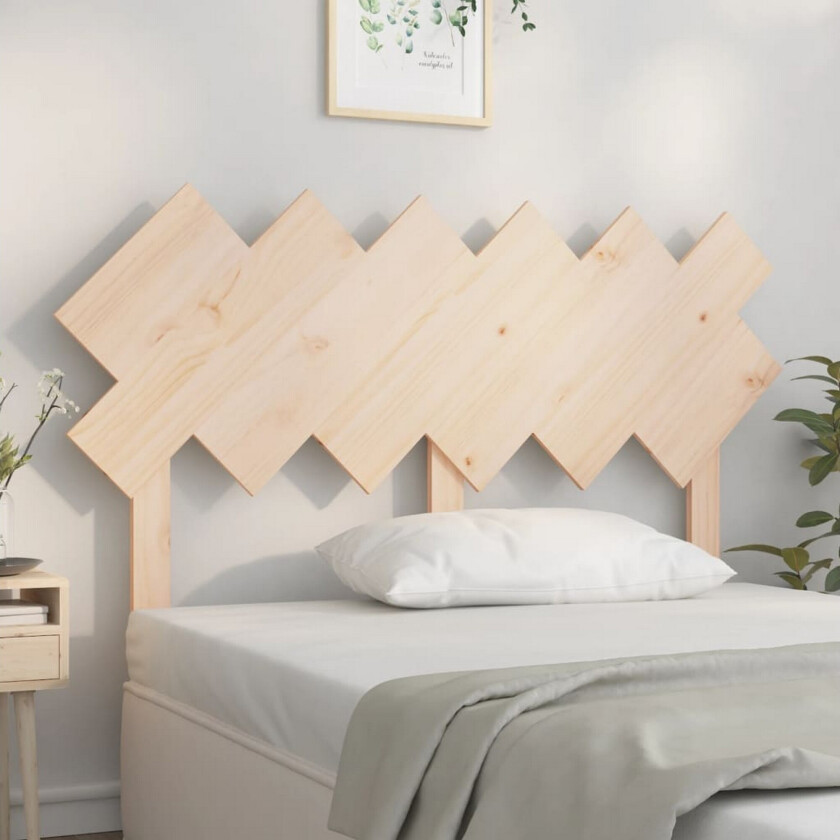 Sengegavl 132x3x81 cm heltre furu
