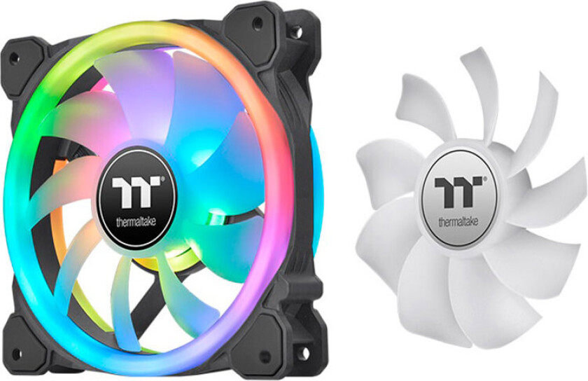 SWAFAN 12 RGB - Kabinettvifte - 120mm - Hvit