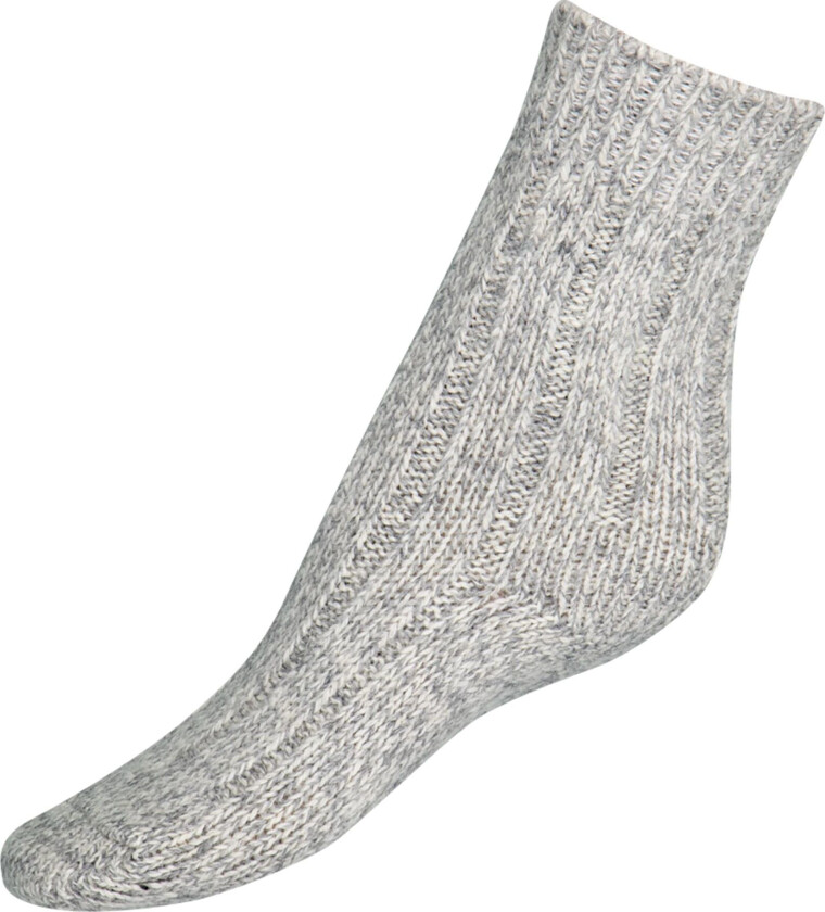 Heavy Knit Sock 2 PK, ullsokker junior GREY MELANGE