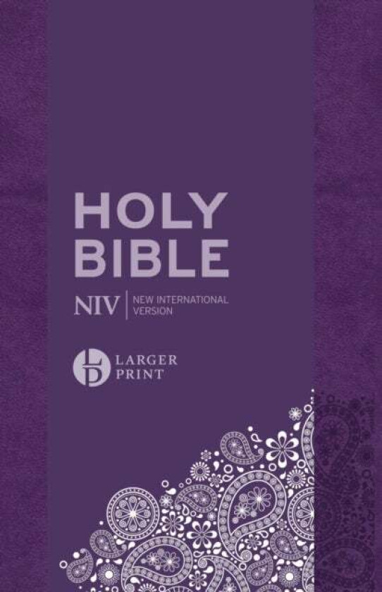 Niv Larger Print Personal Purple Soft-Tone Bible Av New International Version