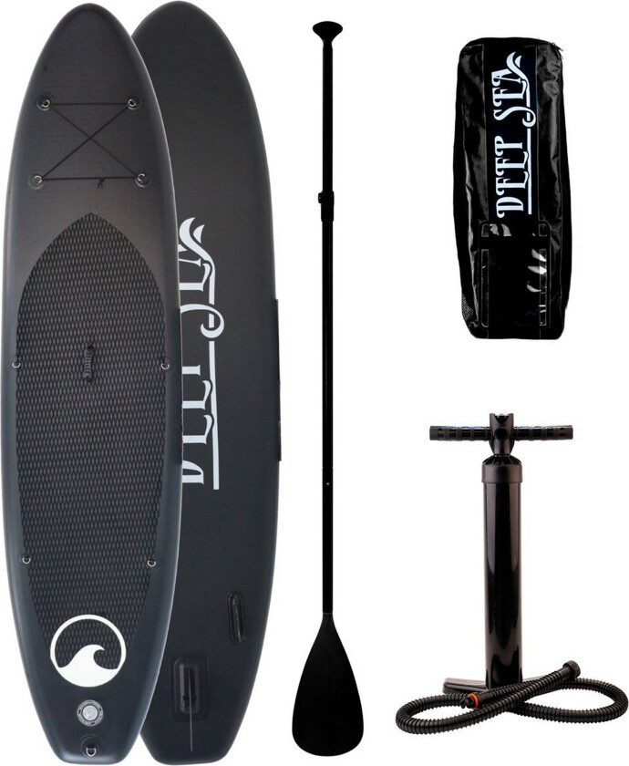 SUP Brett Sett XXL (330cm), svart