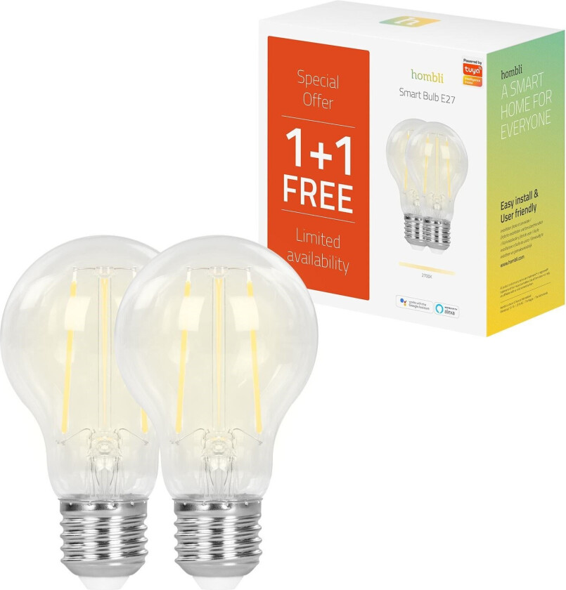- E27 Smart Bulb Retro Filament - Promo Pack