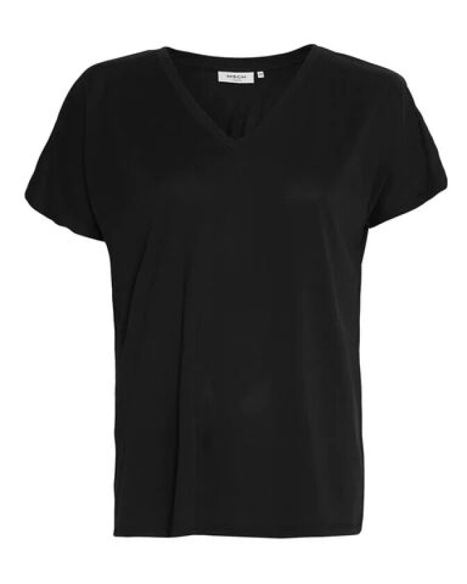 Fenya Modal V Neck Tee - Black S/M