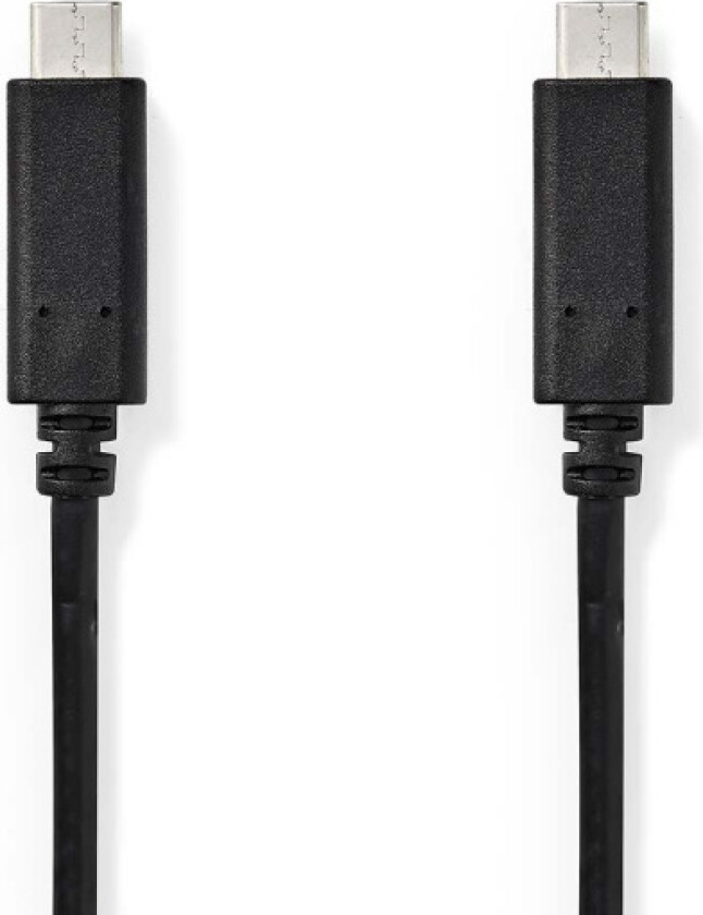 USB-kabel | USB 3.2 Gen 1 | USB-C™ Hann | USB-C™ Hann | 60 W | 4K@60Hz | 5 Gbps | Nikkel belagt | 1.00 m | Rund | PVC | So