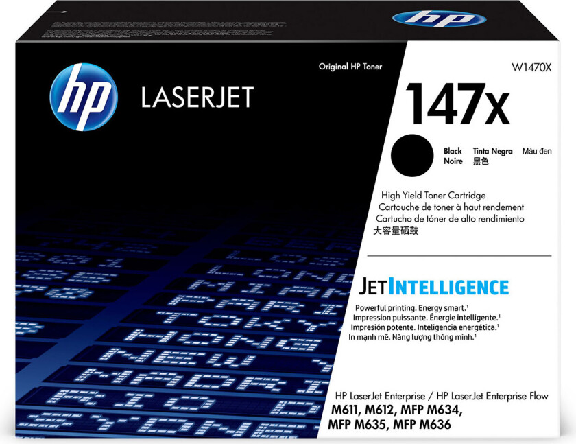 Hp Toner Svart 147x 22.2k - Mfp M634/m635/m636