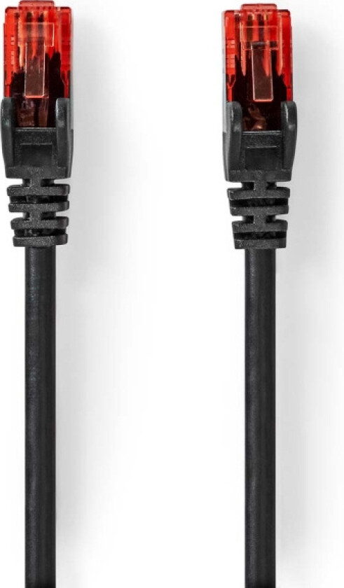 Bilde av CAT6 Nettverkskabel | RJ45 Han | RJ45 Han | U/UTP | 20 m | Utendørs | Rund | PVC | Sort | Boks
