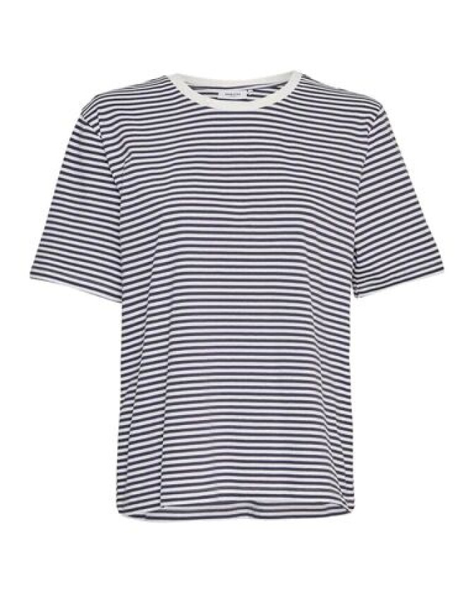Hadrea Tee Stp - B White/Overtur S/M