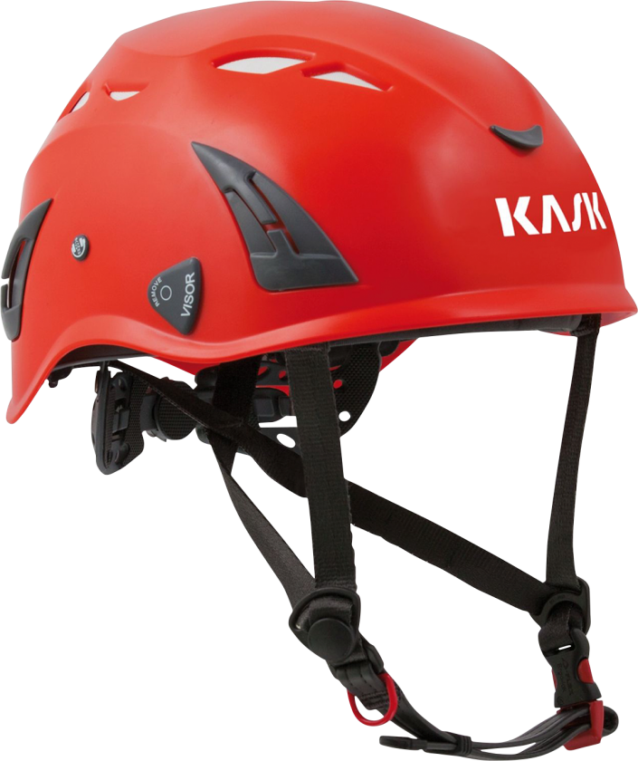 Kask industrihjelm Superplasma AQ rød