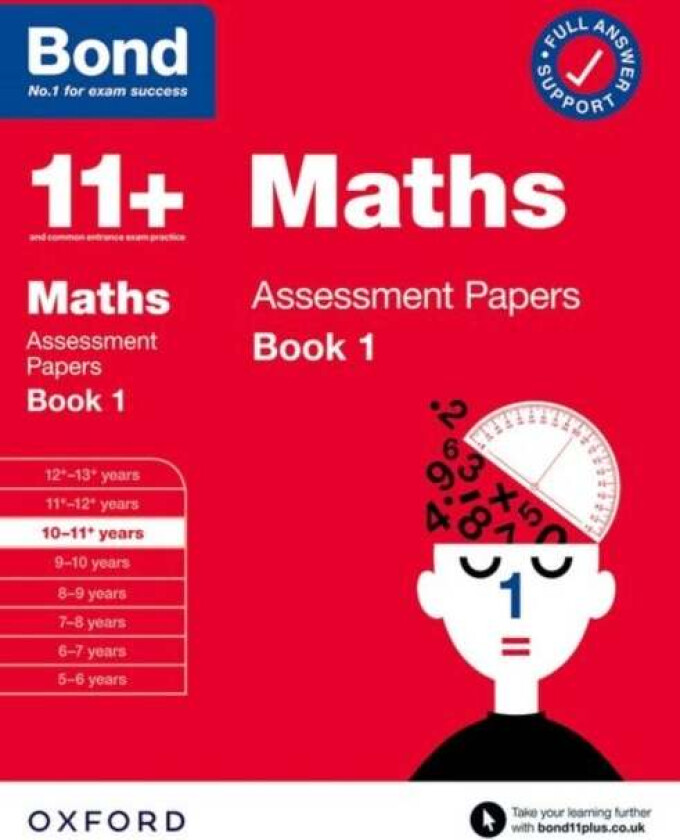 Bond 11+: Bond 11+ Maths Assessment Papers 10-11 yrs Book 1: For 11+ GL assessment and Entrance Exam