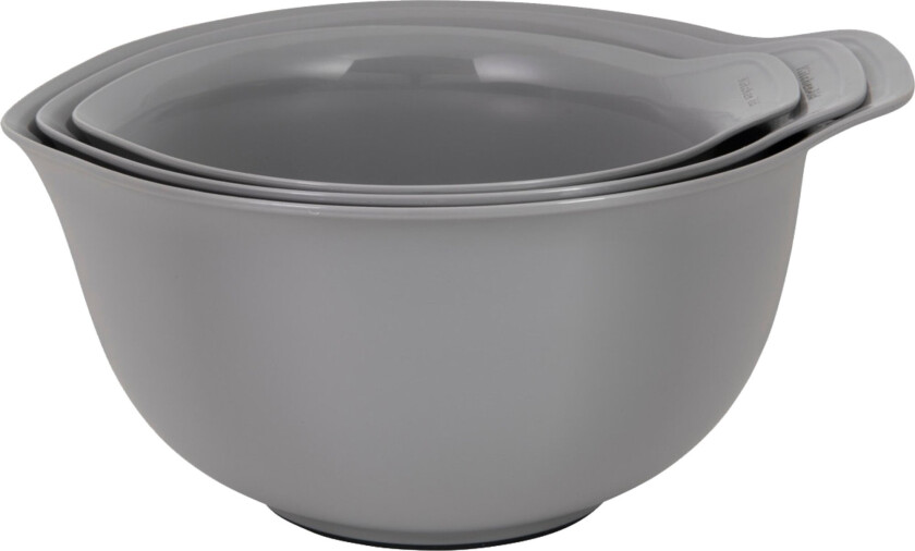 Skålsett 3 stk, charcoal grey