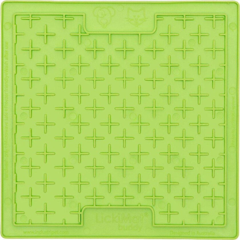 LICKI MAT - Dog Buddy Large Green 28X28Cm - (645.5356)