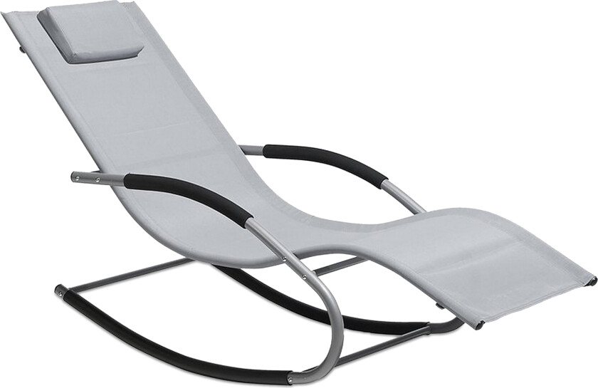 Hagestol Grå Huskefunksjon i Moderne Stoff