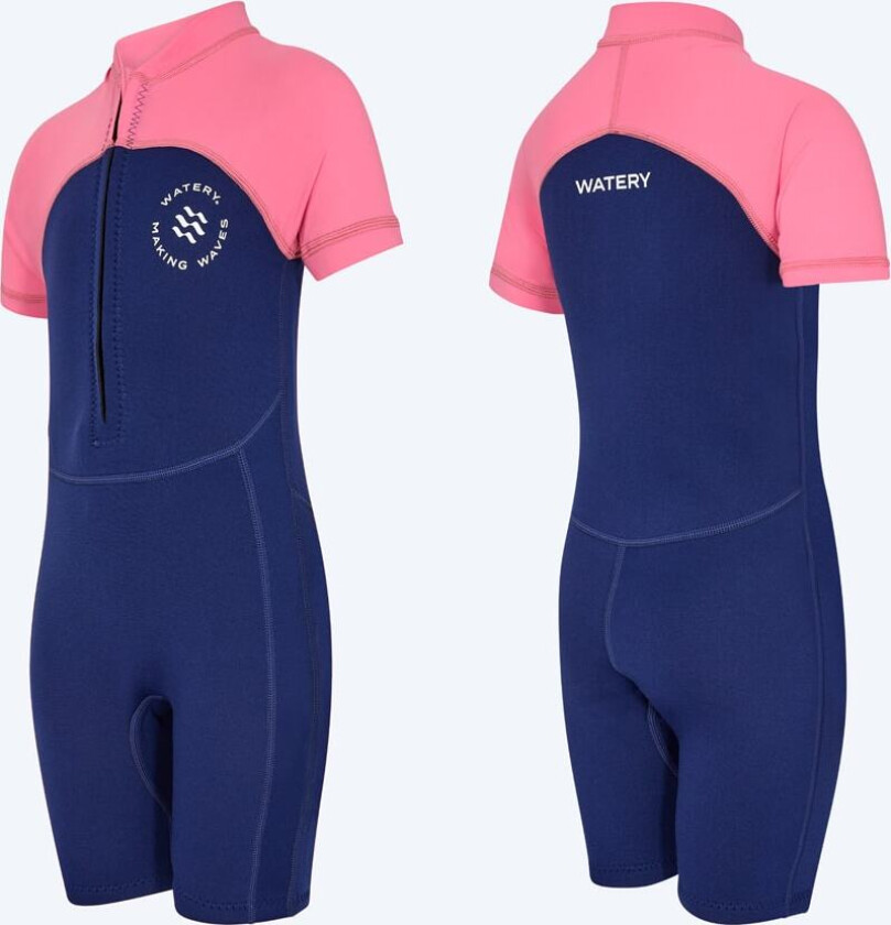 UV våtdrakt til barn - Calypso Shorty - Rosa