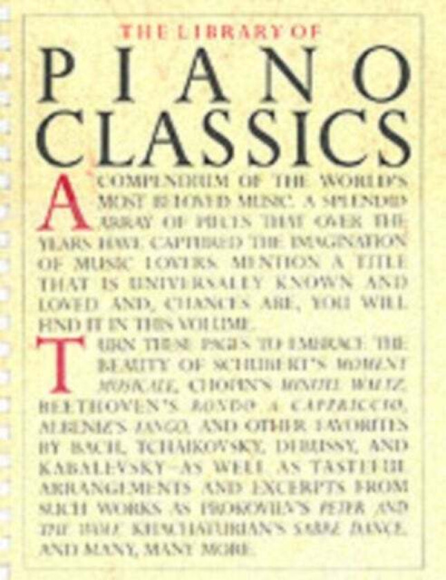 Library of Piano Classics av Hal Leonard Publishing Corporation