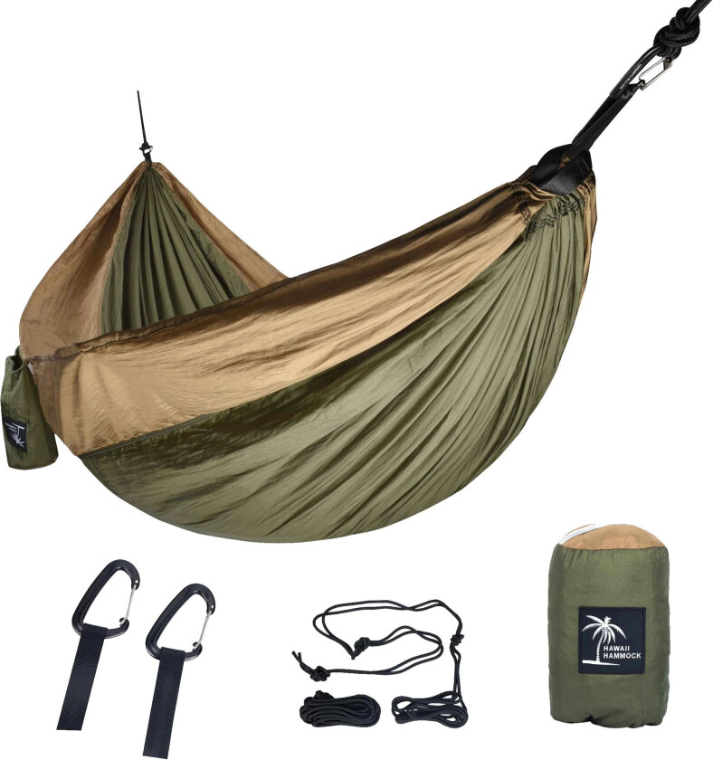 Double Hammock, hengekøye Dark Green/Khaki