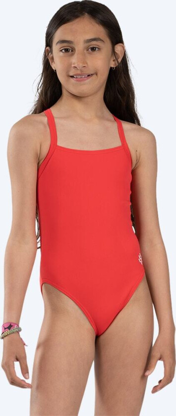 badedrakt til jenter - Freestyler Solid - Cherry Red