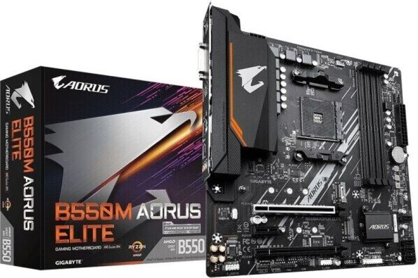 Gigabyte B550m Aorus Elite Mikro Atx Hovedkort