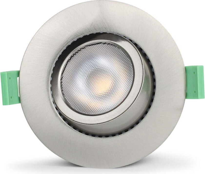 Ellen Infälld downlight Dim-to-Warm 520lm IP65 1-pack Borstad stål