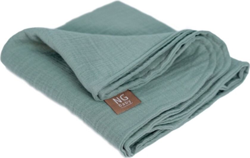 Musselinteppe Deluxe, 60 x 90 cm, Frosty Green