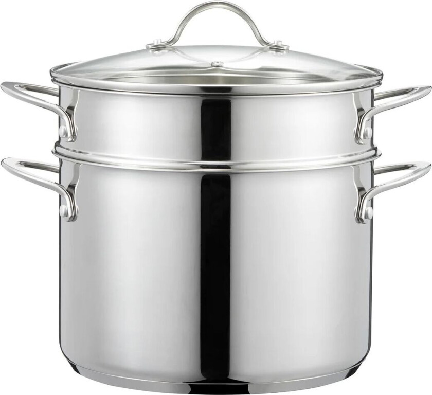 Kosmo pastagryte med innsats 7,6 L Rustfritt stål
