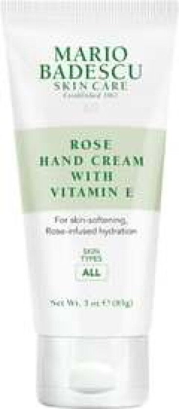 Rose Hand Cream With Vitamin E 85g