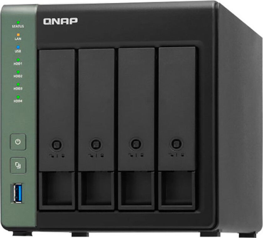 Bilde av Qnap Ts-431x3-4g 4-bay Desktop Nas Alpine Al314 4gb 0tb Nas-server