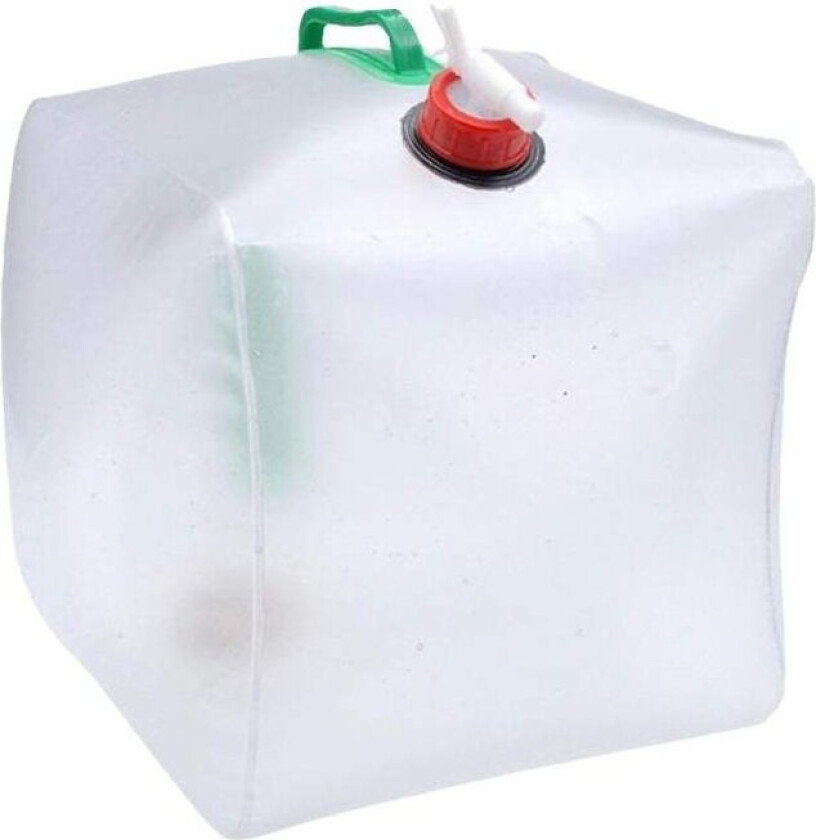 Vannbeholder med kran, sammenleggbar - 20 L