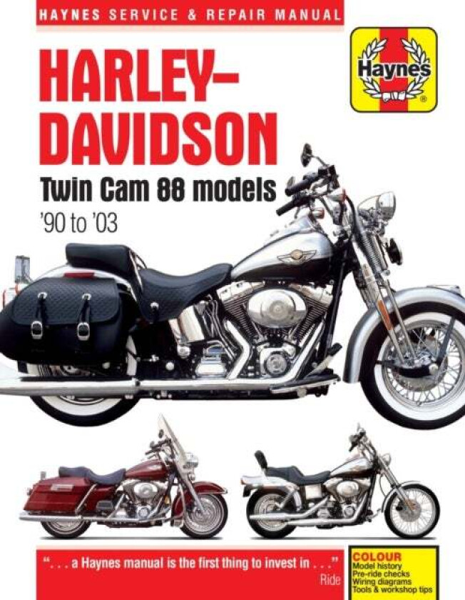 Harley-Davidson Twin Cam 88, 96 & 103 Models (99 - 10) Haynes Repair Manual av Haynes Publishing