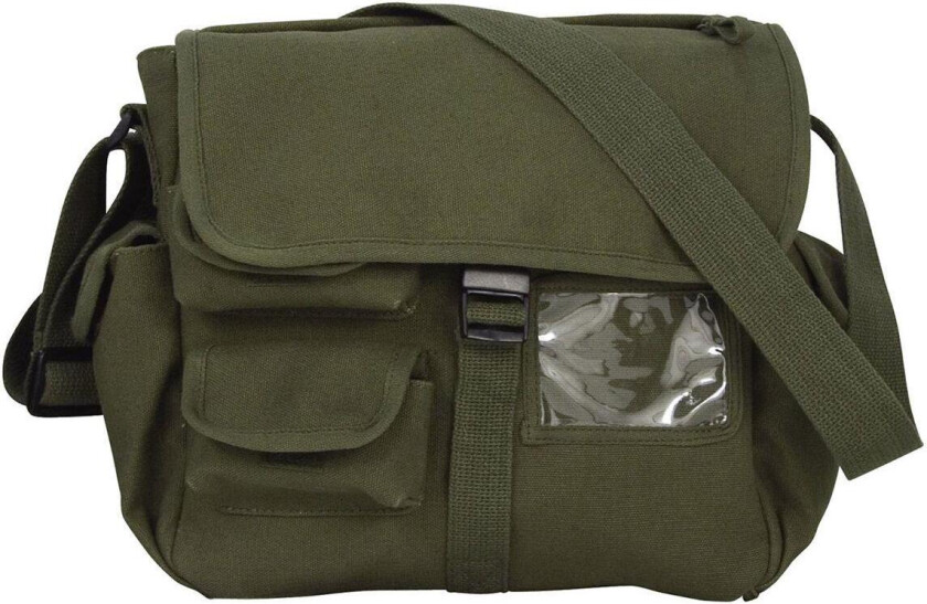 Canvas Urban Explorer Messenger Bag, Olive