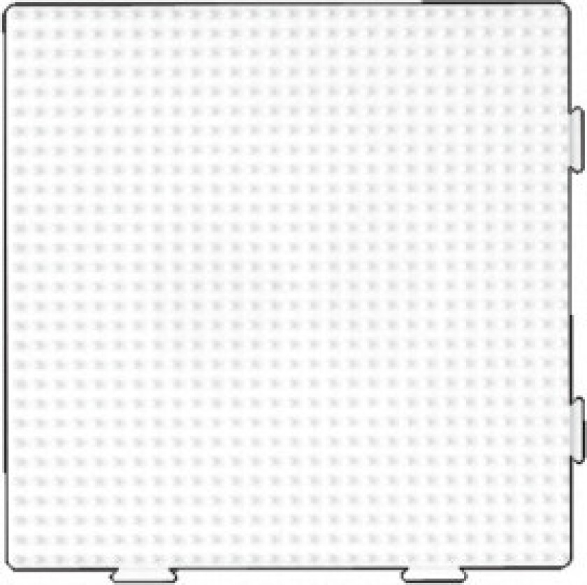 Bilde av Midi Perlebrett - Stor Kvadrat (Hvit)