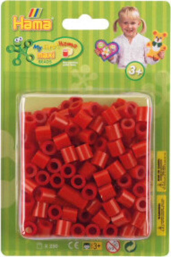 Maxi 250 Perler - Rød