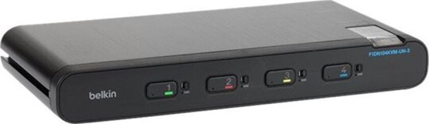 Universal 2nd Gen Secure KVM Switch 4-Port Single Head w/ CAC
