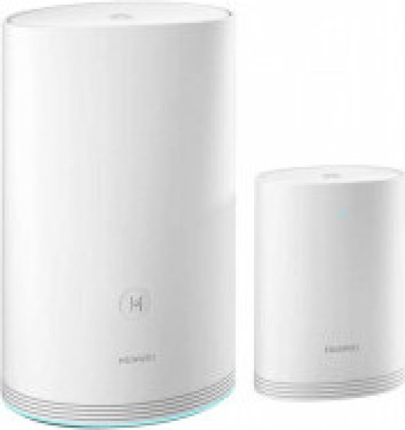 WiFi Q2 Pro (1 Base + 1 Satellite), Wi-Fi 5 (802.11ac), Dobbelbånd (2.4 GHz / 5 GHz), Ethernet/bredbåndsforbindelse, Hvit, Frittstående router