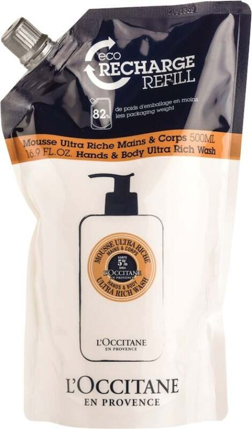 Shea Ultra Rich Hand Body Wash Eco Refill 500ml