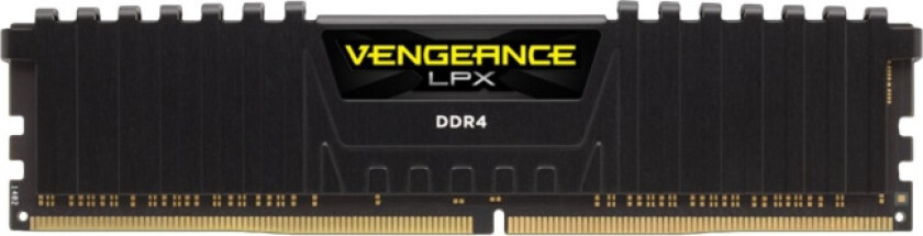 Bilde av Corsair Vengeance LPX Black DDR4 3600MHz 16GB (2x8GB) CMK16GX4M2D3600C18