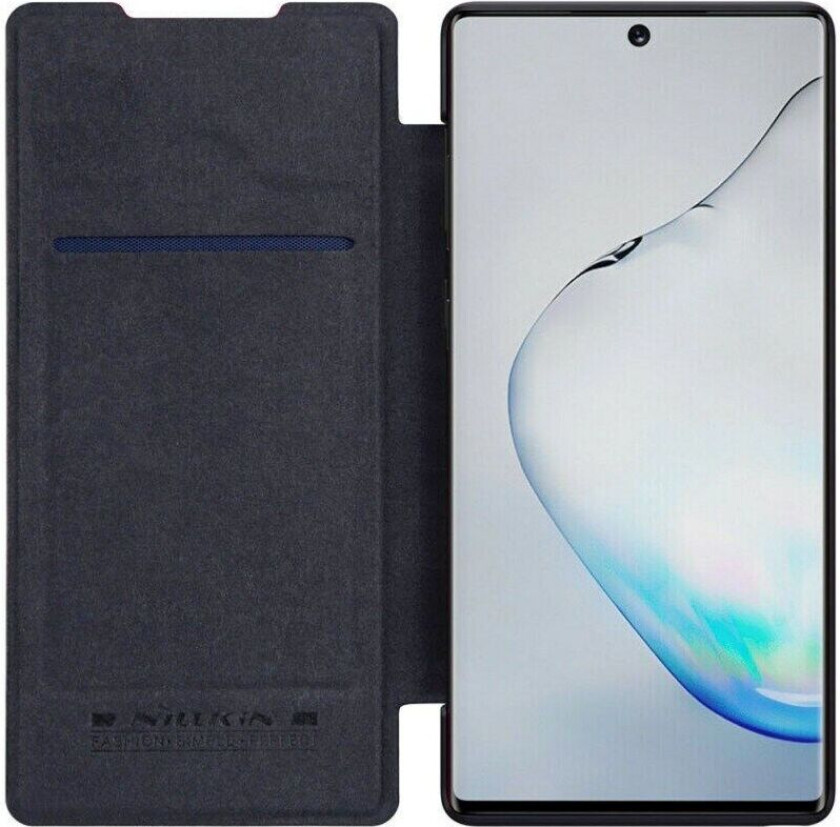 Qin Flipdeksel Samsung Galaxy Note 10 (SM-N970F) : Farge - Svart