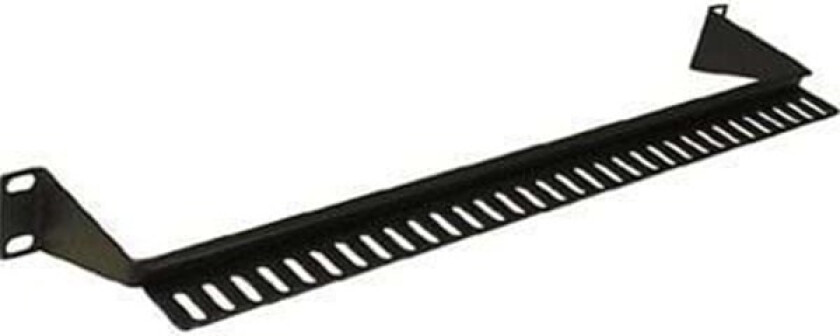 19"-kabelstøtte 1U, svart