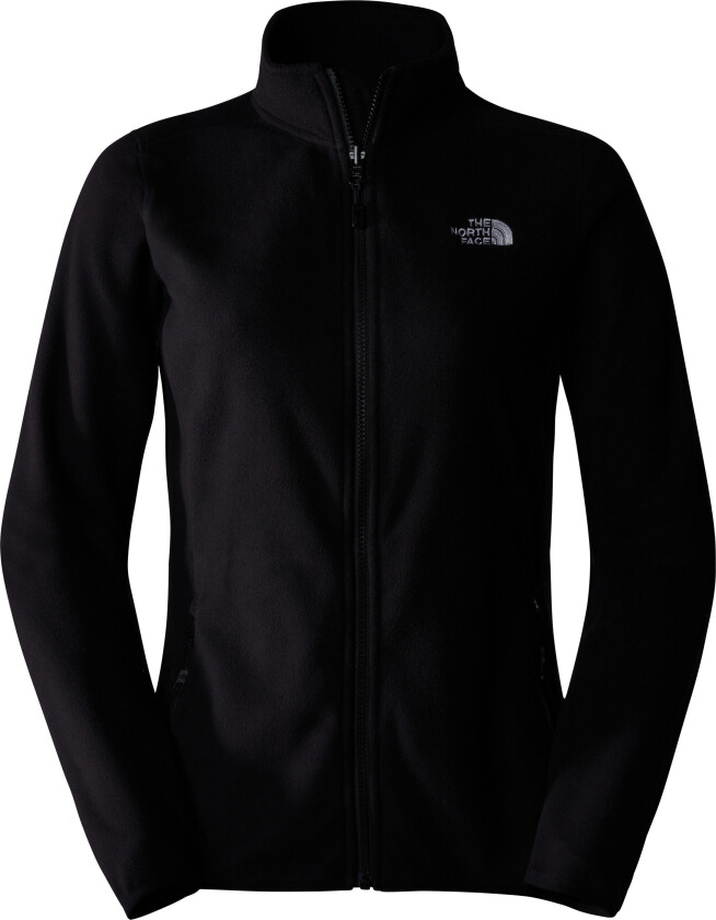 Women's 100 Glacier Full-Zip Fleece TNF Black/NPF L, Tnf Black-Npf