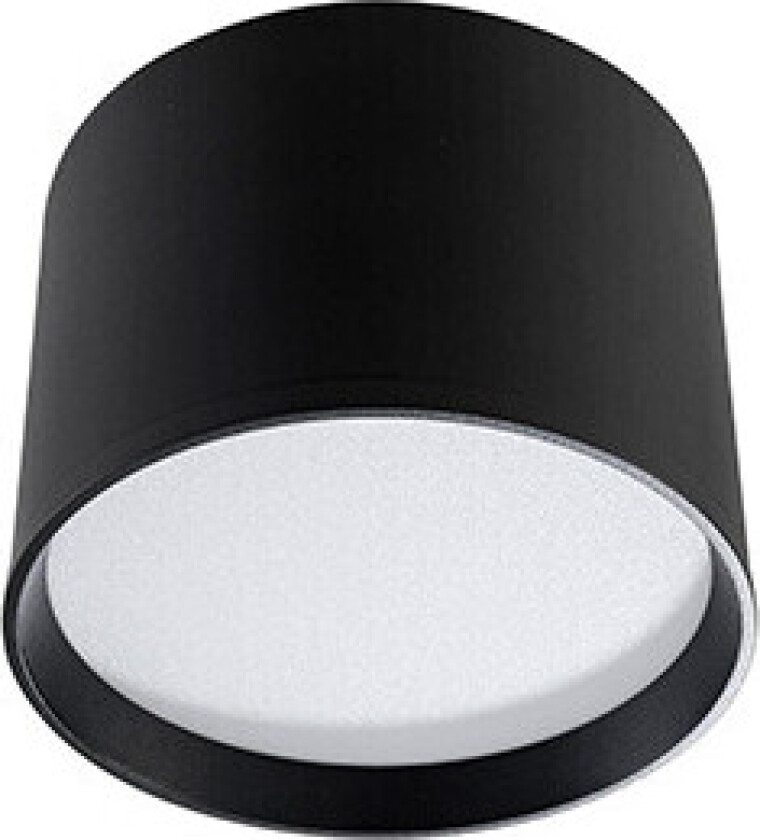 Nivoria LED-spotlight, Ø 12 cm, sandsvart