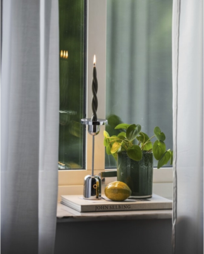 Cassis Bordlampe/lysestake LED USB Sølv 2200K/2700K dimbar