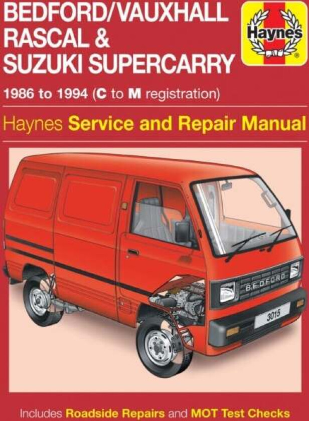Bedford/Vauxhall Rascal & Suzuki Supercarry (86 - Oct 94) Haynes Repair Manual av Haynes Publishing