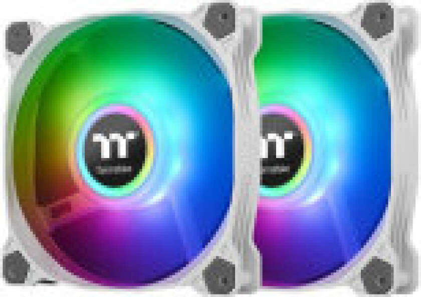 Pure Duo 12 ARGB Sync Radiator Fan - Kabinettvifte - 120mm - Hvit