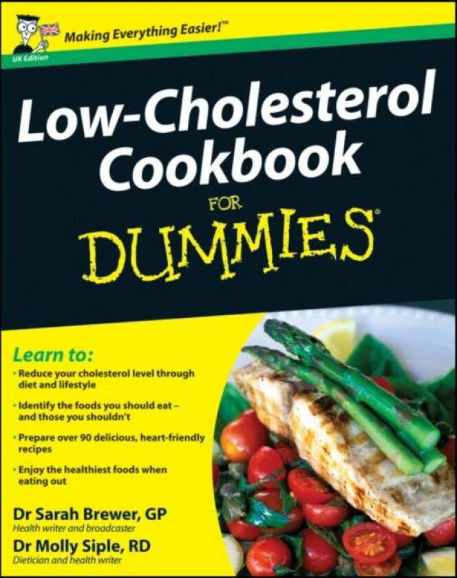 Low-Cholesterol Cookbook For Dummies av Dr. Sarah Brewer, Molly Siple