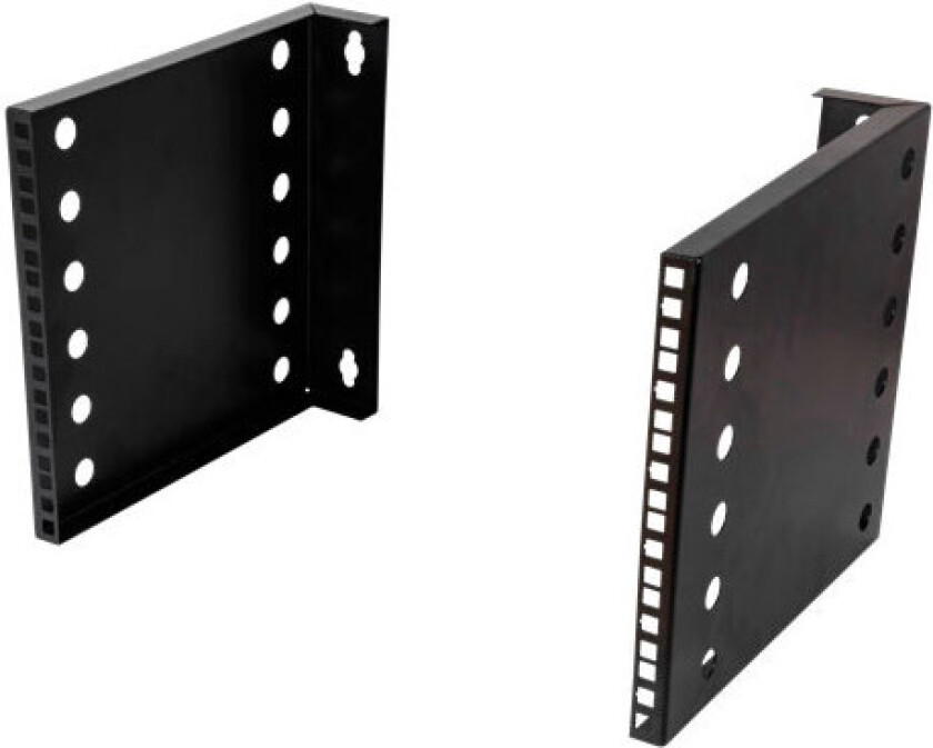 10"-19" wall mount with adjustable width 6U 35kg load steel black